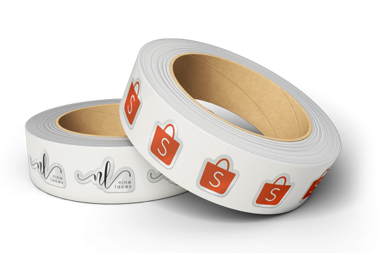 custom printing services for Clear Sticker Roll