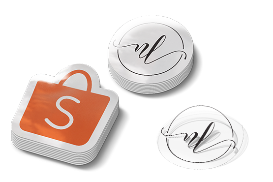 custom printing services for Clear Die Cut Stickers