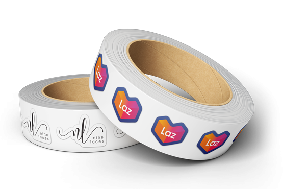 custom printing services for Die Cut Sticker Roll