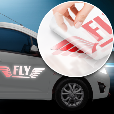 Reflective Vinyl Lettering Sticker