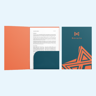 Glued Corporate Folders