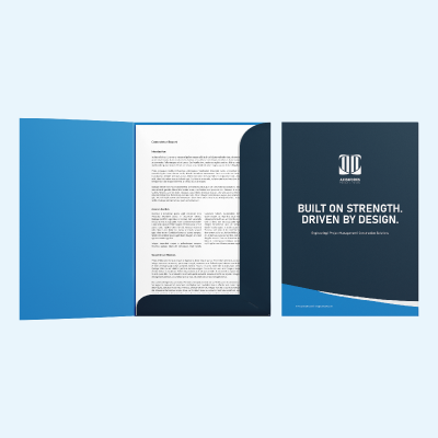 Economy Interlocked Corporate Folders