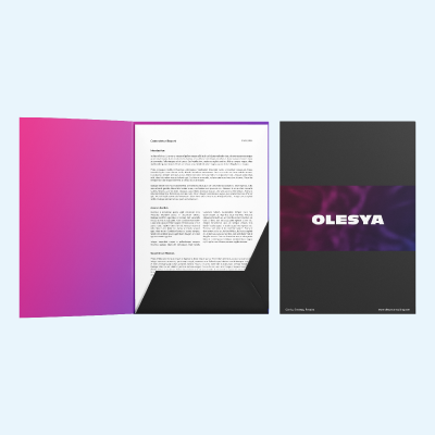 Premium Interlocked Corporate Folders