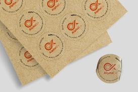 Kraft Paper Sticker Image