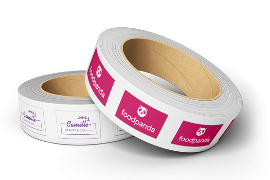 custom printing services for Rectangular Sticker Roll