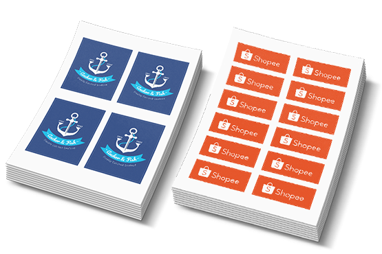 custom printing services for Rectangular Sticker Sheets