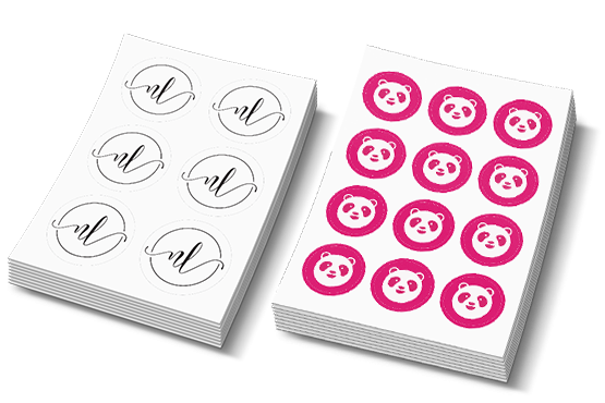 custom printing services for Round Sticker Sheets 