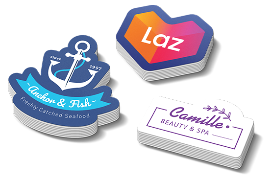 custom printing services for Custom Shape Die Cut Stickers